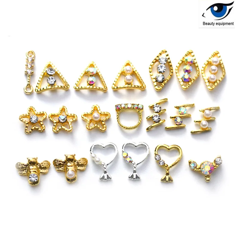 Японский простой дикий гвоздь флэш Алмазный Сплав симфония ногтей алмазный