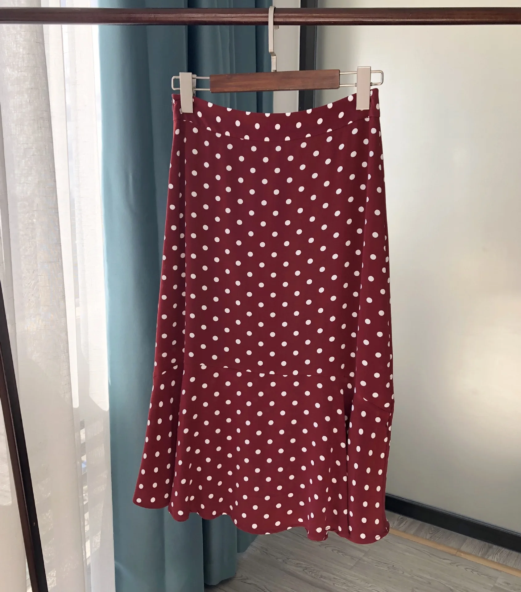 Новые модные женские тонкие винтажные 18 мм 100% шелк тутового рыбий хвост волна