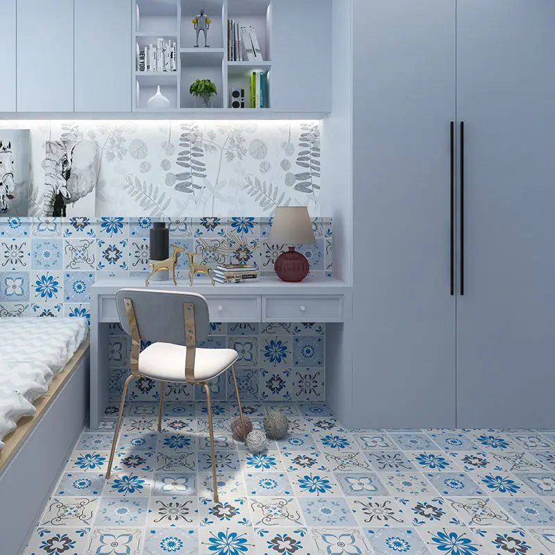 

Floor Stickers Kitchen Decor Self-Adhesive Bathroom Home Decor Non-Slip Floor Stickers Vinyl Wallpapers Peel And Stick Wallpaper