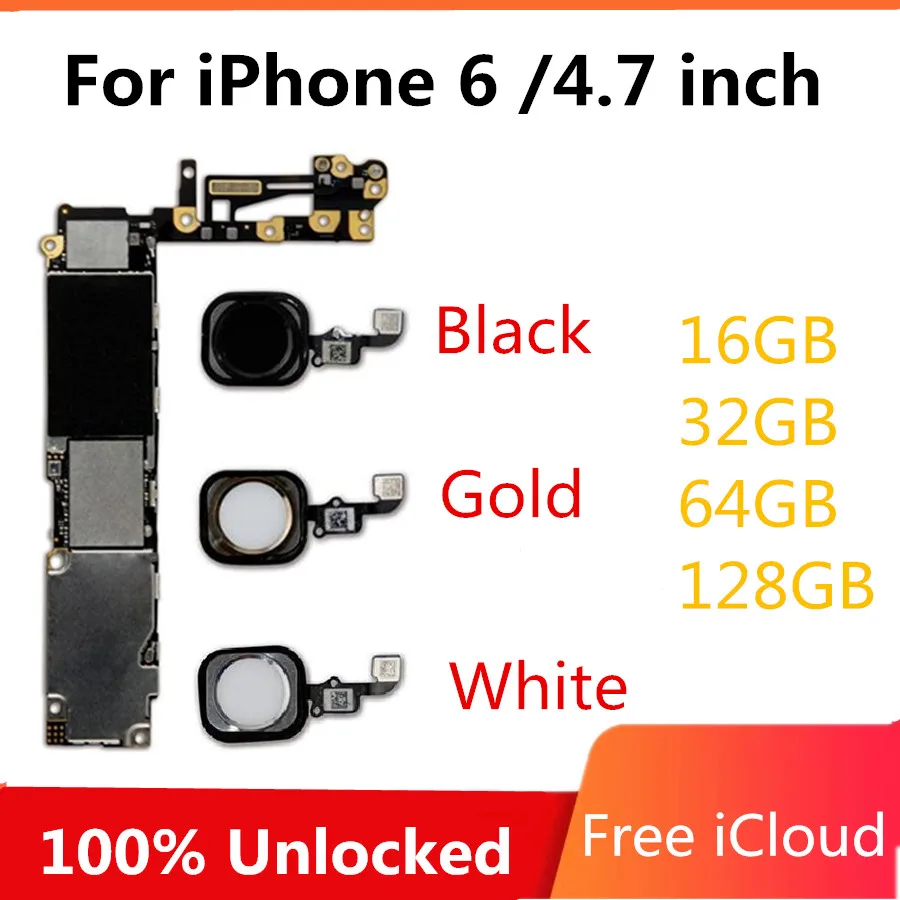 Материнская плата для iPhone 6 оригинальная разблокированная материнская с