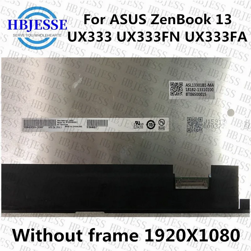 13, 3  ASUS ZenBook 13  Deluxe13 UX333 UX333FN UX333FA -        FHD 1920X1080