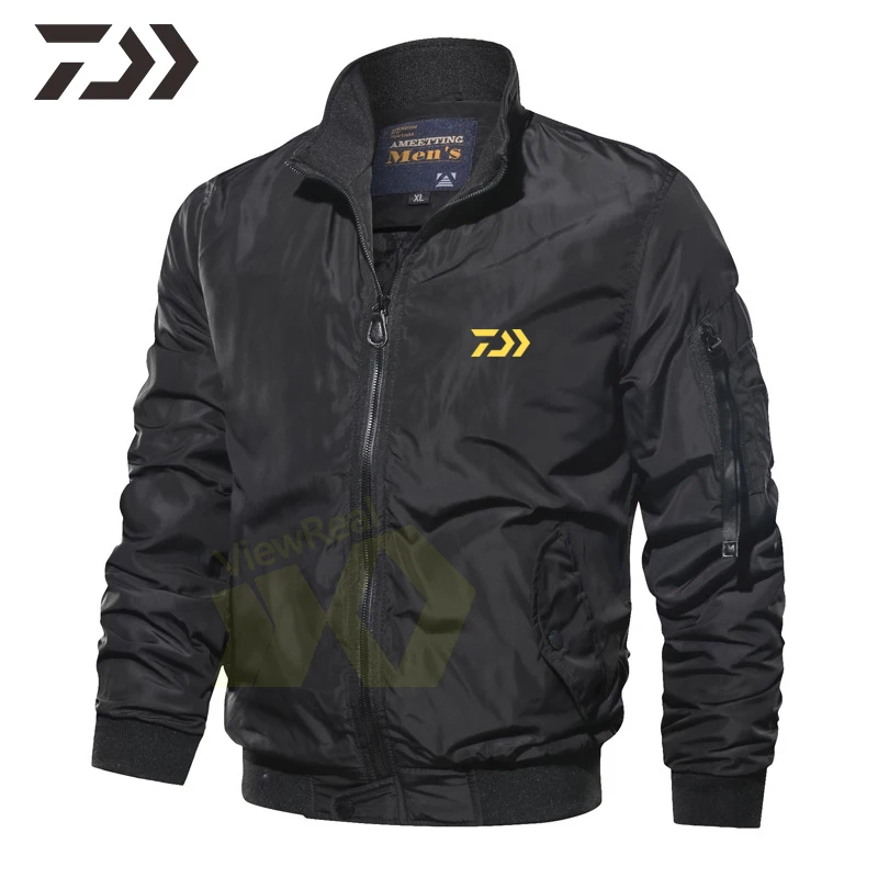 Куртка рыболовная Мужская осенне зимняя одежда Daiwa для рыбалки на молнии с