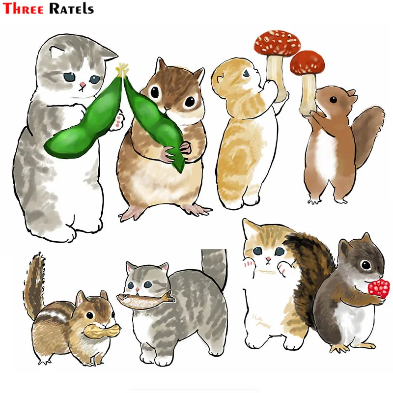 

Три Ratels F250 Милая Пижама «Hello Kitty», Пижамный костюм кошки наклейка для игры для Iphone12 персонализированные Творческий царапина наклейка авто ак...