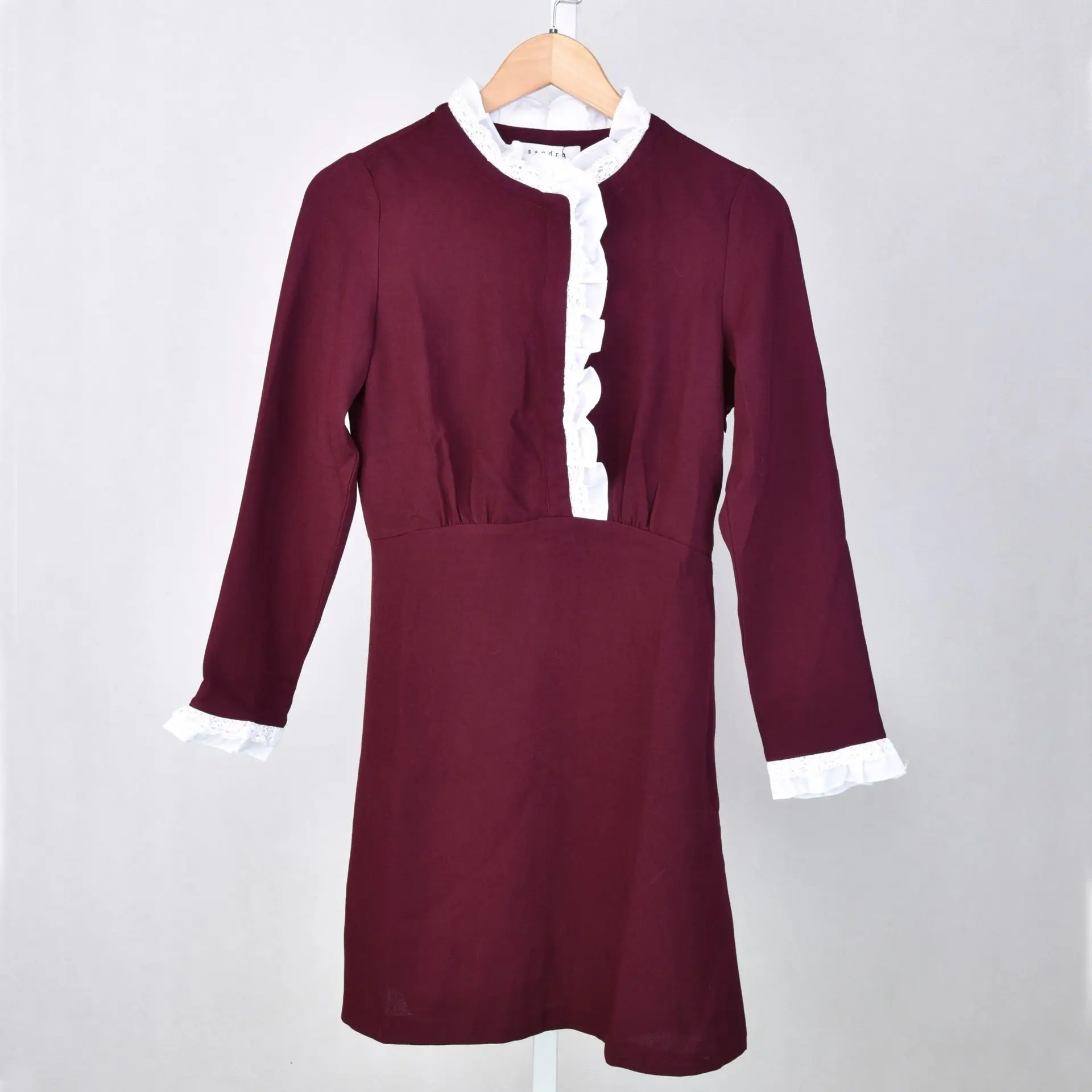 

Women Dress 2021 New Autumn and Winter Styles Flounce Ruffled Lace Dress Ladies