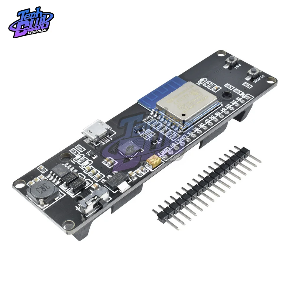 

WeMos D1 Esp-Wroom-02 Motherboard ESP8266 Mini-WiFi Nodemcu Module 18650 Battery