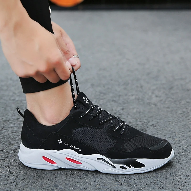 

2020 New Fashion High Quality Men Breathable Comfortable Casual Shoes Men Lightweight Mesh Men's Shoes Outdoor Flat Spring Shoes