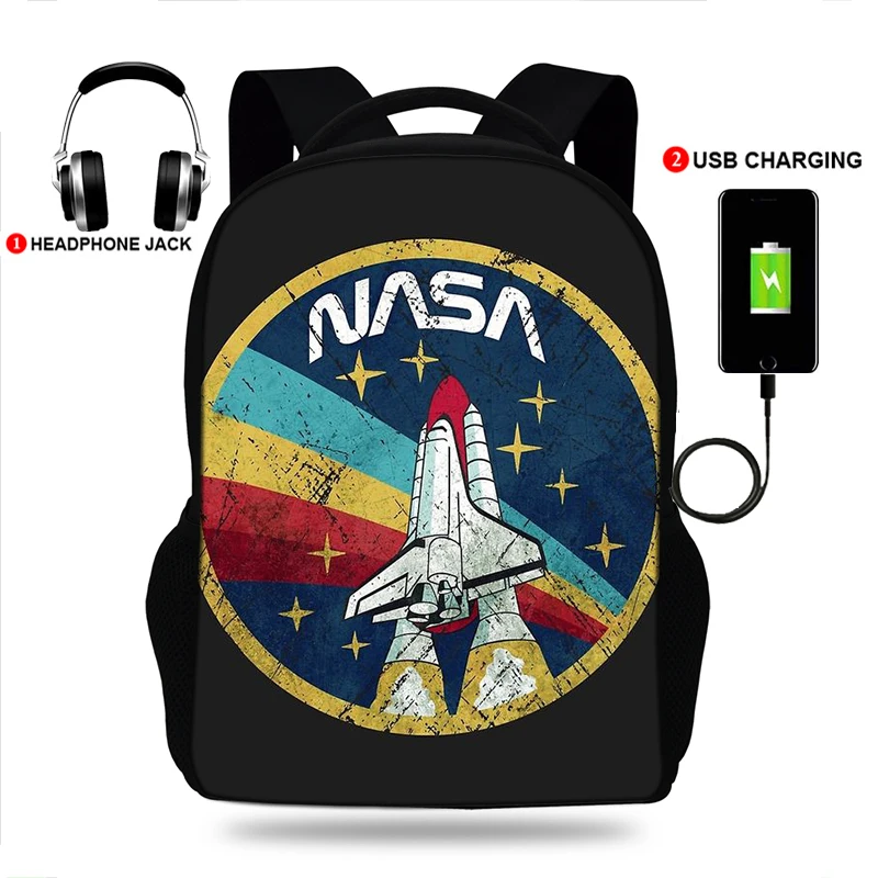 Рюкзак с USB зарядкой для ноутбука 17 дюймов мальчиков и девочек|Мужские рюкзаки| |