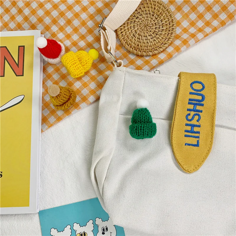 Cute Woolen Hat Sweater Brooch Mini Colorful Knitted Hairball Shirt Jacket Collar Badge Pin Fashion Brooches Jewelry Gift | Украшения и