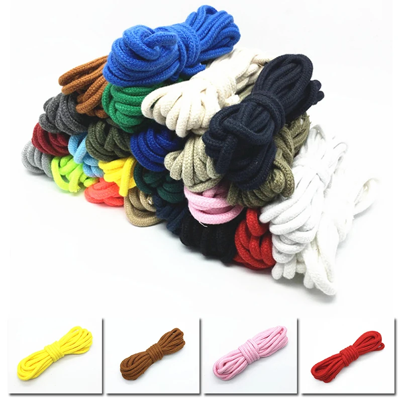 

1m/roll Solid Color Braided Cotton Rope Hoodie Sweatpants Round Twisted Drawstring Rope Replacement DIY Sewing Craft Accessories