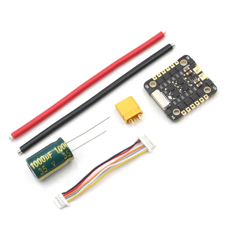 Controlador de vuelo Hobbywing XRotor Nano F4 y JHEMCU EM40A BLHELI_S DShot600 2-6S 4 en 1 ESC para Drones de carreras RC FPV Quadcopter-3