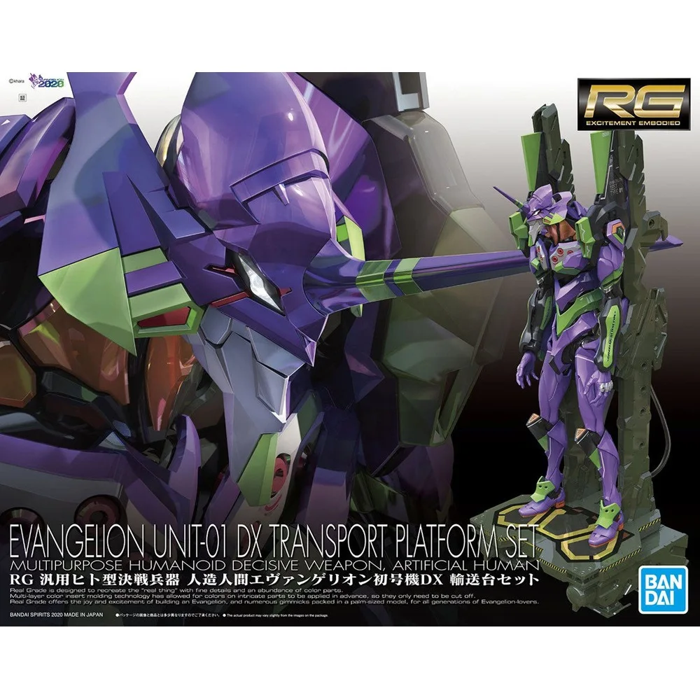 Оригинальная модель Japaness Bandai EVA RG 1/144 UNIT-01 EVA-01 /02/ 00 / 08a Mark 6 экшн-фигурки мобильные