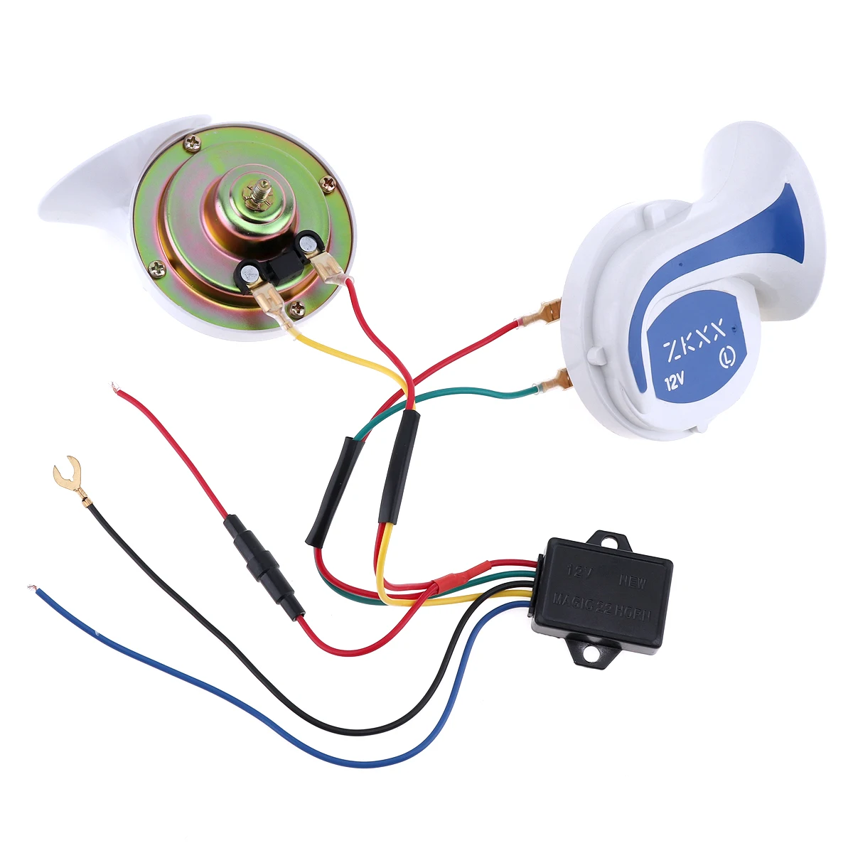 12V 115dB Классическая в форме улитки рог Авто Динамик тон сирена для автомобиля/лодки/Car/двигатель/мотоцикла/Van/Truck