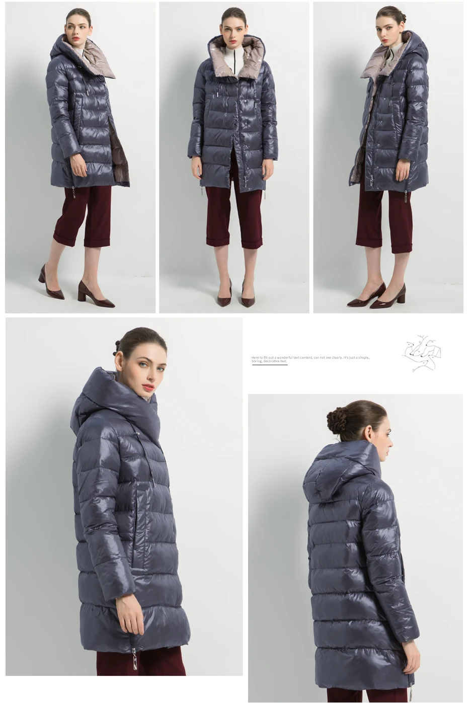 ICEbear/Новинка года зимняя женская куртка высококачественное Женское пальто модные теплые женские пальто Брендовая женская одежда GWD19503I