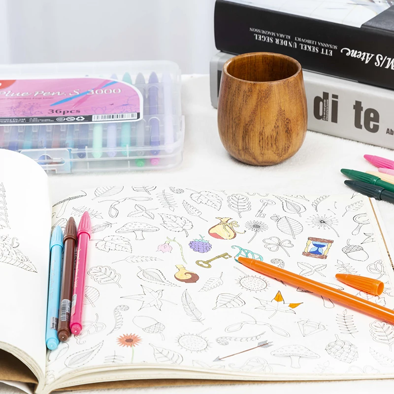 Профессиональные аниме маркеры для рисования манги 36 цветов кисть эскиза ручки