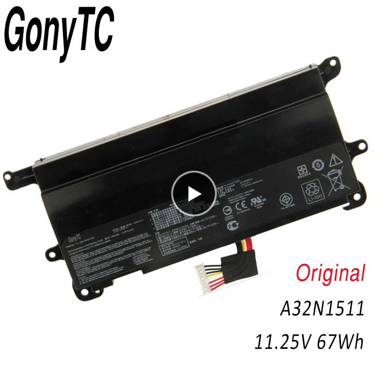 GONYTC A32N1511 A32LM9H Аккумулятор для ноутбука ASUS ROG G752 G752V G752VT G752VY G752VL G752VM GFX72 GFX72V GFX72VT 11 25 V