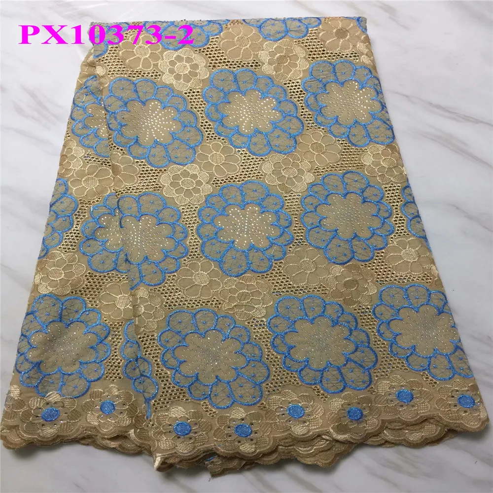Высокое качество швейцарская вуаль кружевная ткань Австрия королевский синий