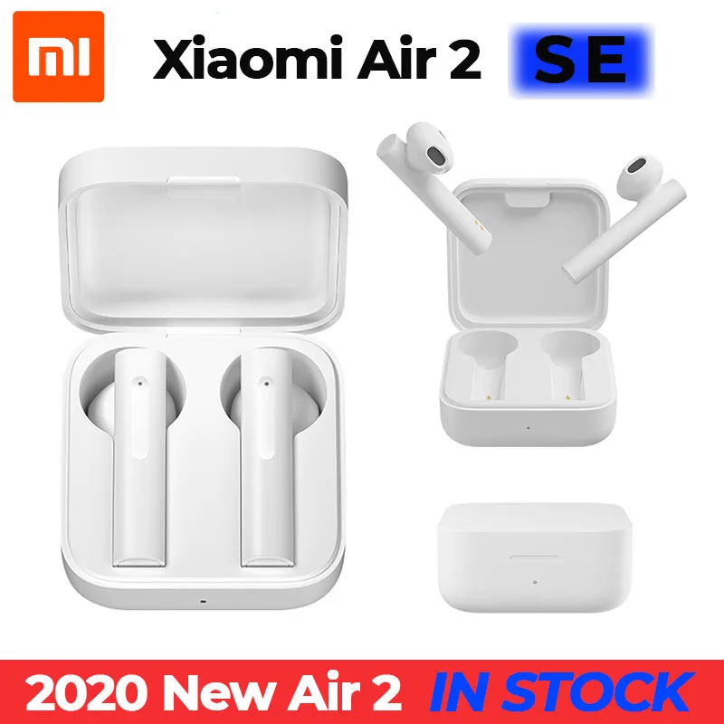 Новинка 2020 оригинальные беспроводные Bluetooth наушники Xiaomi Air2 SE TWS AirDots Pro 2 SBC/AAC Mi True Air