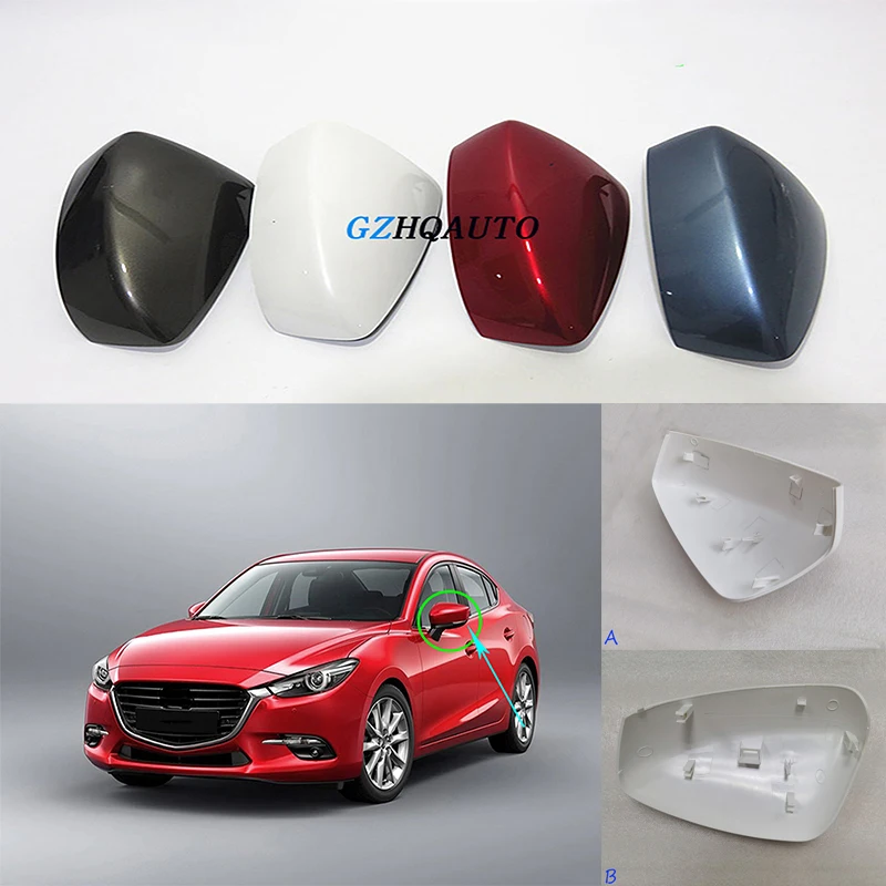 HengFei автомобильные аксессуары для Mazda 3 Axela 2017 ~ 2019 зеркало заднего вида чехол |
