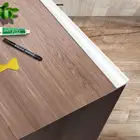 Силиконовая лента для блокировки воды в ванной, 50-200 см, самоклеящаяся напольная удерживающая дверная планка, отделение для сухого и мокрого уплотнение