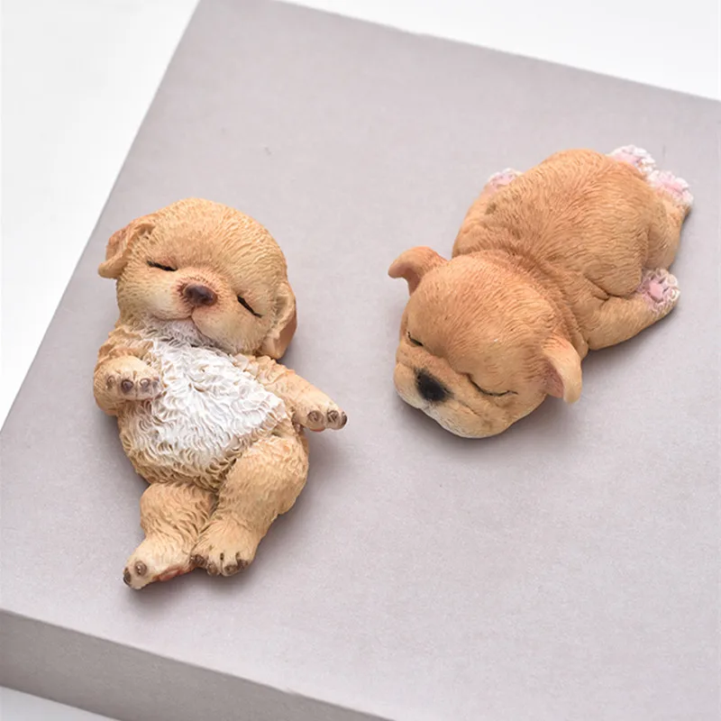 

Resin Cartoon dog animal decorative ornaments garden decoration accessories home decor christmas decorations B010