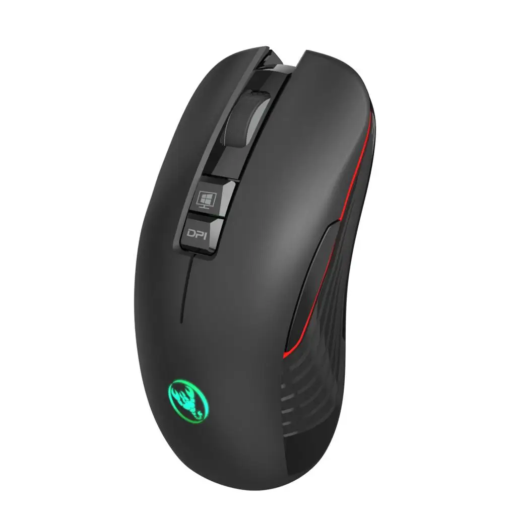 Беспроводная эргономичная оптическая мышь 2 4G 800/1600/2400/3600 DPI 8 кнопок для ноутбука