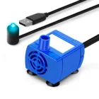 Погружной водяной насос USB для аквариума, фонтана, маленький воздушный насос для аквариума, дозатор для домашних животных 160 лч