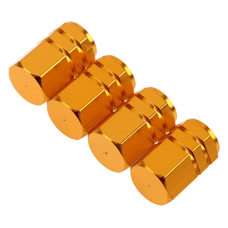 4 шт. автомобильные клапаны для колесных шин пневматические колпачки алюминиевые