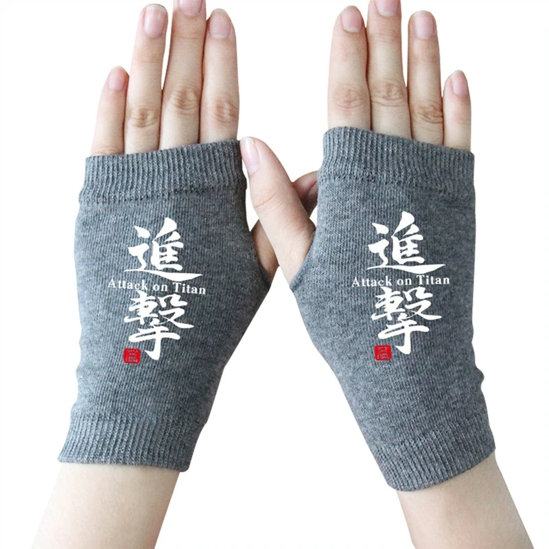 Осенне-зимние Японские Аниме Мультфильмы атака на Титанов зимние теплые