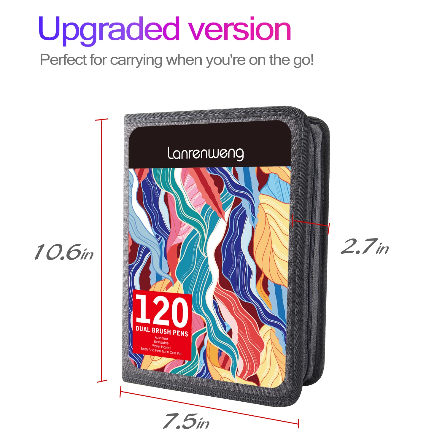 ZSCM 8/12/24/36/160 120 Colors Dual Brush Markers Pens  Colored Pencil Watercolor Art Markers Fineliner Calligraphy Pens