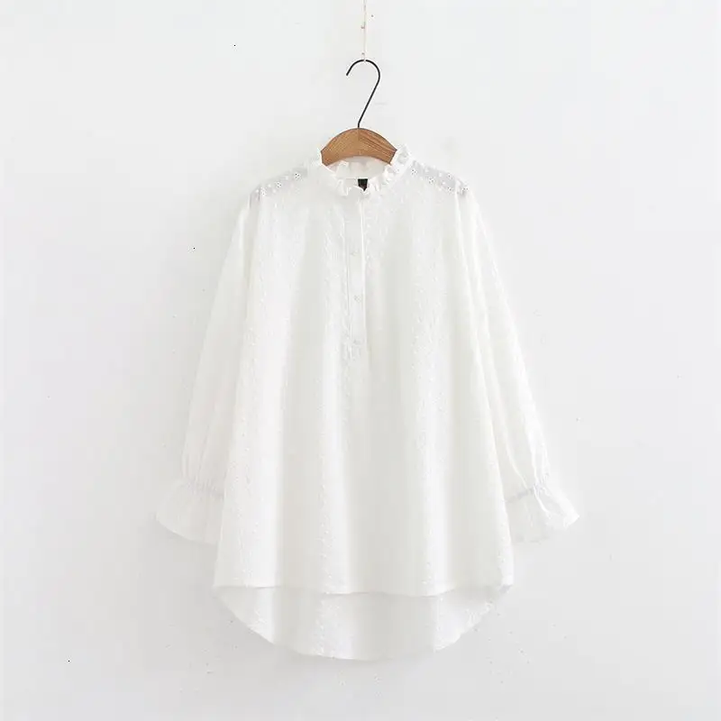 Большие размеры жесткая Женская одежда весенние женские топы и блузки с длинными