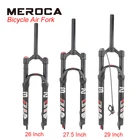 Велосипедная вилка MEROCA Solo Air с регулировкой отскока, подвеска для горного велосипеда 2627, 529er, прямаяконическая Велосипедная вилка Rllo, быстросъемные детали