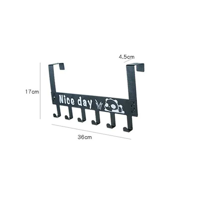 

Stainless Steel Storage Hanger Hook Behind The Door Clothes Storage Creative Household Goods for School Dormitory Shared Bedroom