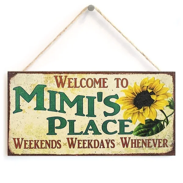 

20x10cm Sunflower Plaque Wood Signs Lovely Decorative Plaque Wood Hanging Sign for Garden Yard Door Wall Decor Home Decoration