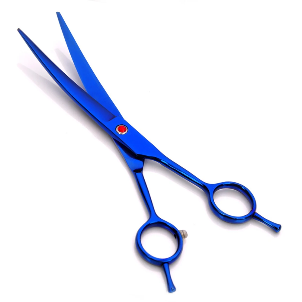 Technicolor Hair Scissor Professional Pet Grooming Kit Hair Cutting Stainless Steel Direct Thinning Scissors And Curved Pieces