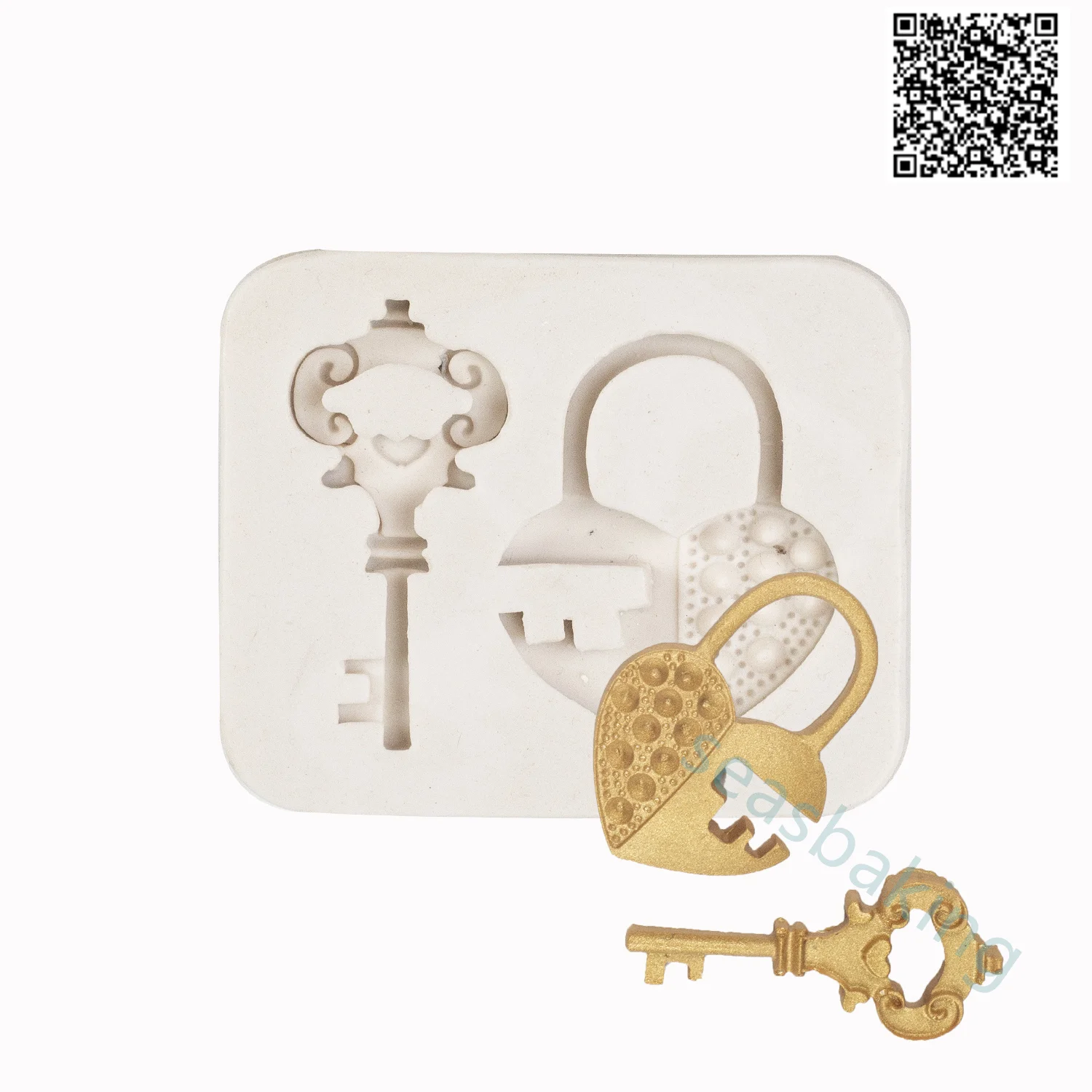 

Retro Lock Polymer Clay Flxible Icing Chocolate Cake Candy Lace Silicone Mold Clay Jewelry CookiesResin Fondant Mold