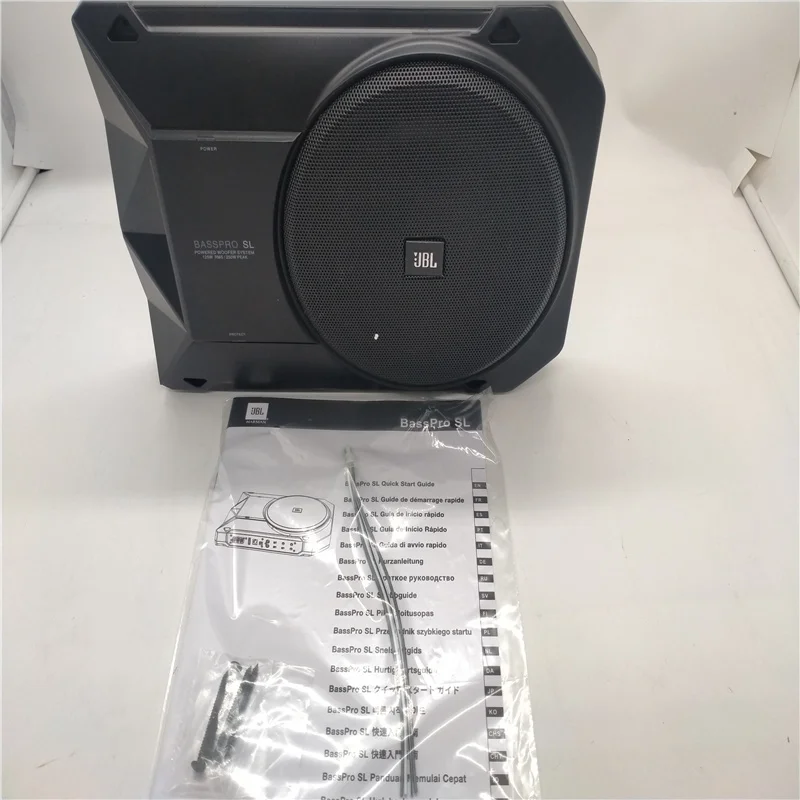 JBL BASSPRO SL компактный автомобильный сабвуфер 8 дюймов 125 Вт |