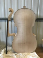 all european wood white cello 44 stradi model full handmade high quality unfinished cello bodyneck spruce maple ebony