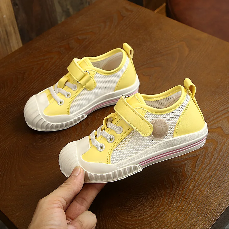 Yellow Sapato Infantil Menina Tenis Para nigno Basket Enfant; кроссовки для мальчиков; Zapatillas Deportivas niuna; коллекция года; кроссовки для мальчиков; детская обувь для девочек - Цвет: Yellow