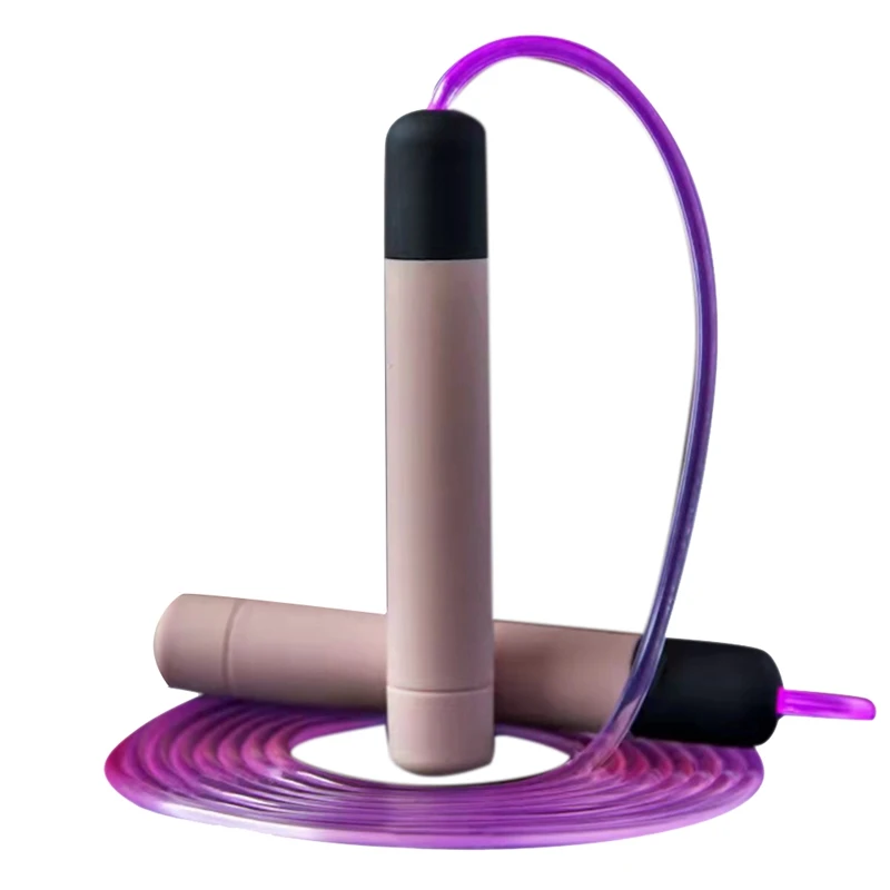 

2,8 м регулируемая светодиодная светящаяся скакалка, портативные скакалки для тренировок, фитнессветильник ящаяся скакалка, спортивные при...