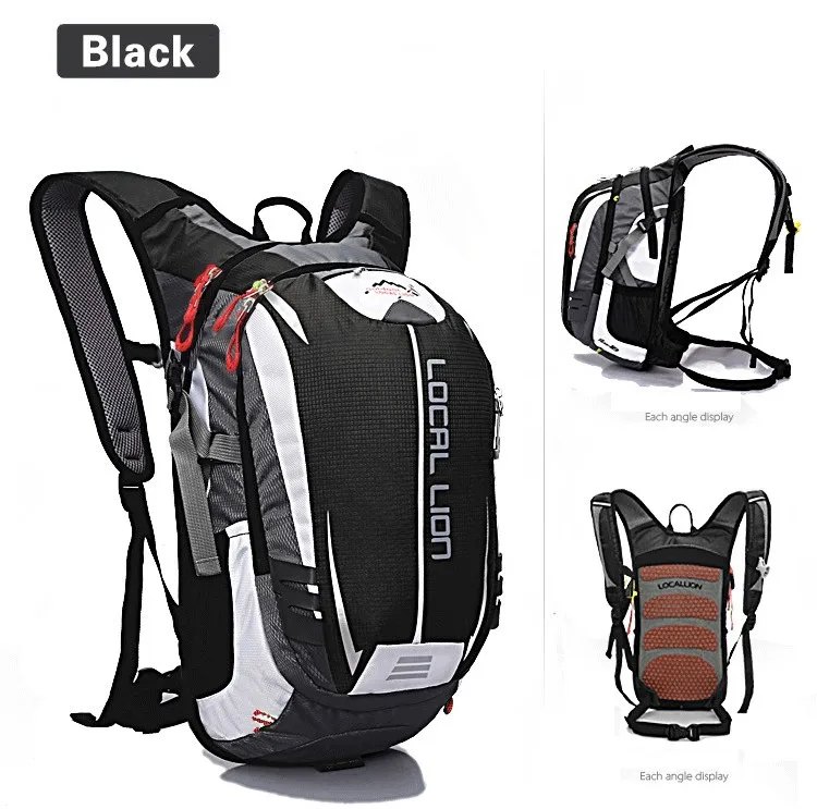Рюкзак для верховой езды MTB для активного отдыха 18L дышащий рюкзак для верховой езды для езды на велосипеде сумка для велоспорта+ сумка для воды
