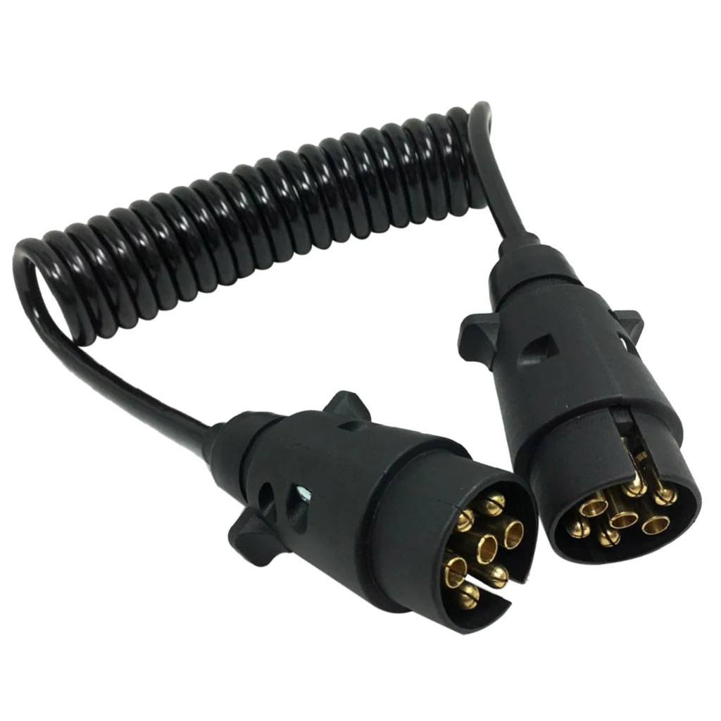 Автомобильный буксир 12 В 7 контактный разъем для прицепа с кабелем 160 см