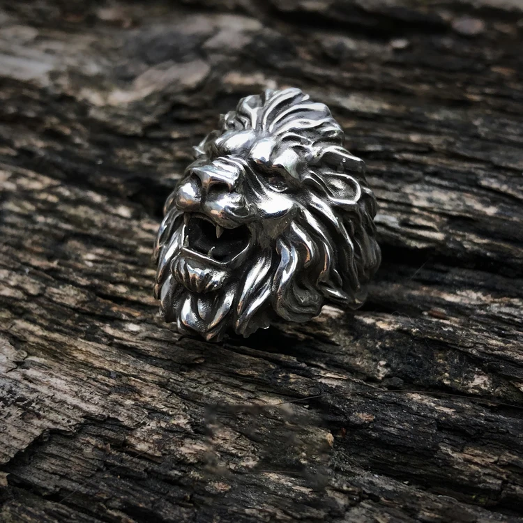 925 Серебряное Оригинальное кольцо ручной работы для мужчин и женщин со