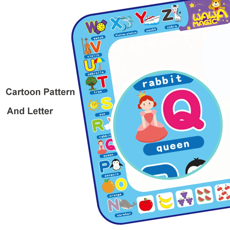 100*80 см игрушки для рисования водный коврик рисование и написание каракули с