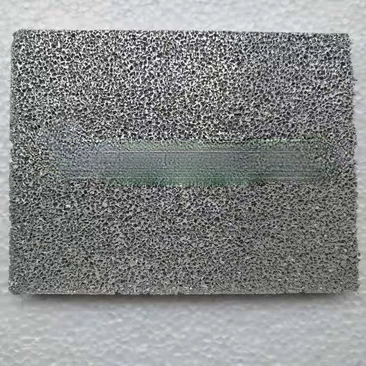 

5mm Thick Microporous Aluminum Foam Through-hole Foamed Aluminum Energy Absorption Scientific Research Experiment