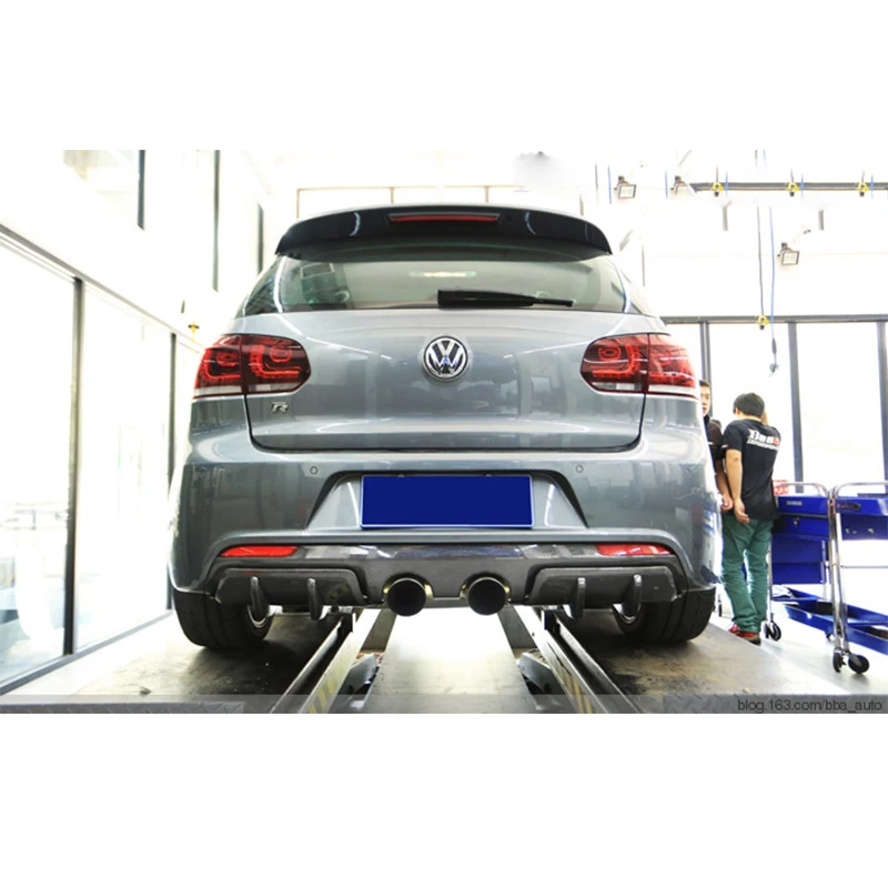 Передние передние бамперы из углеродного волокна для Volkswagen VW Golf 6 VI MK6 R20 бампер 2010