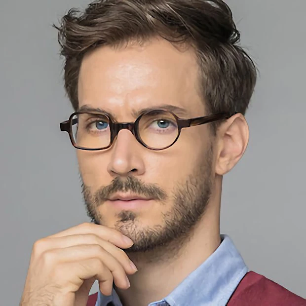 Высококачественные круглые квадратные ацетатные оправы для очков мужчин и