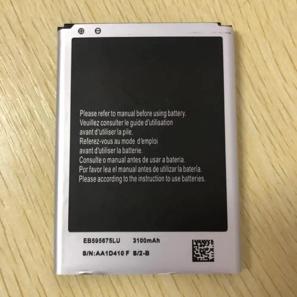 Оригинальный аккумулятор SAMSUNG EB595675LU для Samsung Galaxy Note 2 N7100 N7102 N719 N7108 N7108D NOTE2 3100