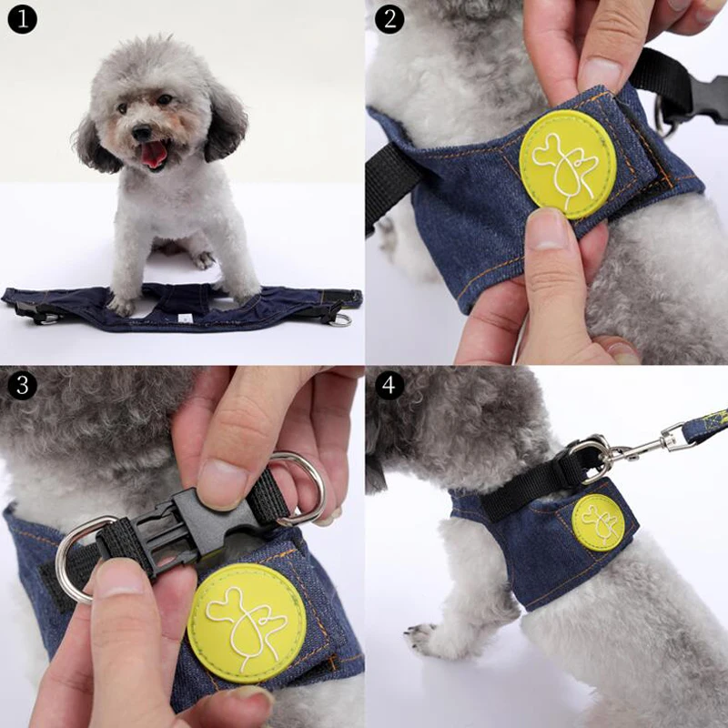 Воздухопроницаемая шлейка для домашних животных в полоску камуфляжный жилет