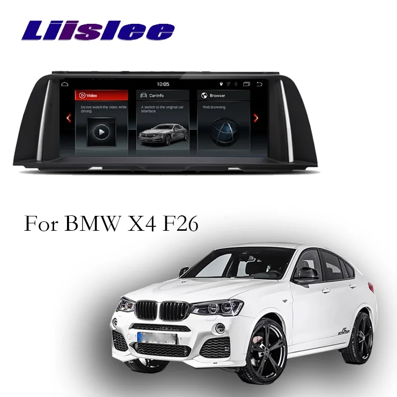 LiisLee автомобильный мультимедийный плеер GPS аудио радио для BMW X4 F26 2013 ~ 2019 NBT EVO