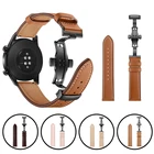 Кожаный ремешок с пряжкой-бабочкой для Huawei Watch GT 2 Pro, ремешок для Honor GS Pro  ES Huawei GT2 Pro 20 мм 22 мм, браслет, Ремешки для наручных часов